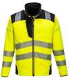 PW1011 T402 Portwest PW3 Hi-Vis Soft Shell Jacket Yellow / Black colour image